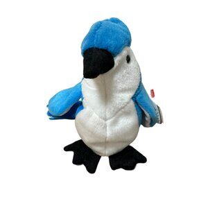 TY Beanie Baby “Rocket” the Blue Jay Retired Vintage Collectible‎ 1998
